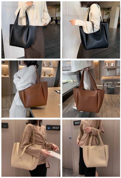 Elle Vegan Leather Tote