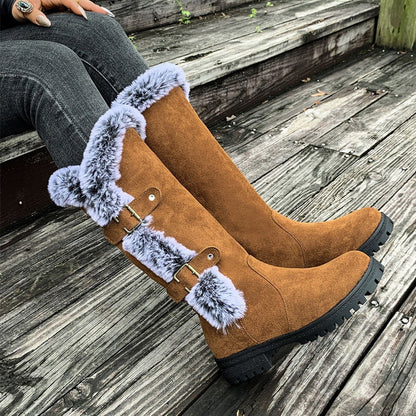 Wintervale – Cozy Mid-Calf Snow Boots