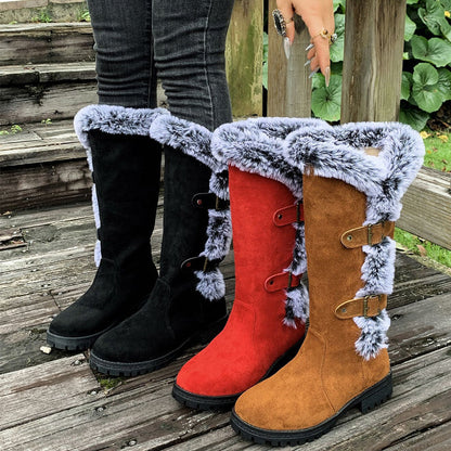 Wintervale – Cozy Mid-Calf Snow Boots